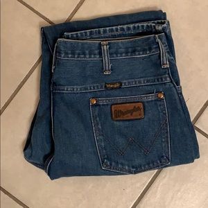 70’s rare vintage Wrangler jeans 36x36 No Fault